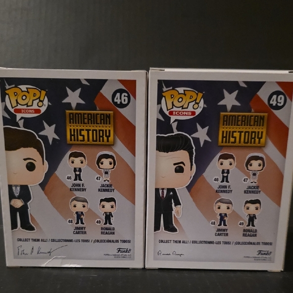 Funko American History Icons Vinyl Figures - John F. Kennedy and Ronald Reagan - Picture 4 of 8